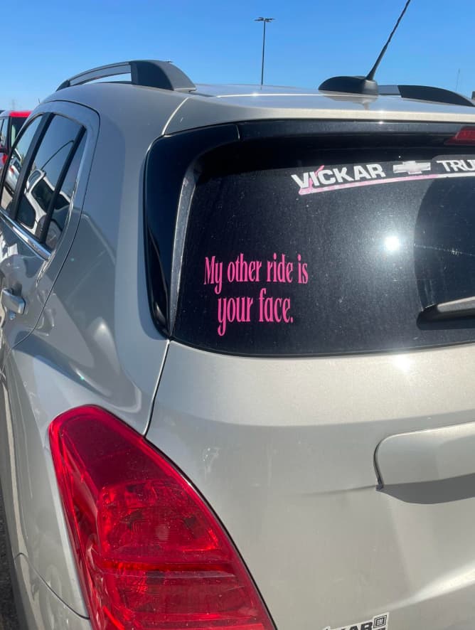 suzuki swift - My other ride is your face Vickar Tru